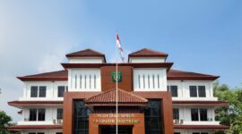 Situasi di depan Kantor Kejaksaan Kabupaten Tangerang / ISTIMEWA